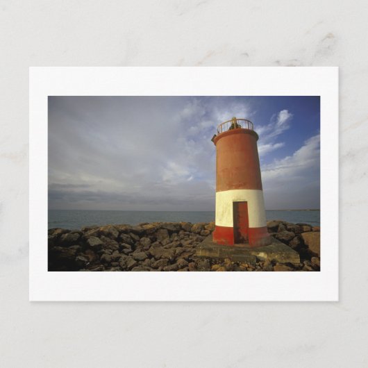 Carte Postale Phare, Côte Djerba, Tunisie (Devant)