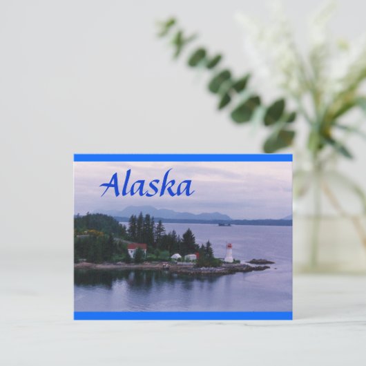 Carte Postale Phare d'Alaska (Debout devant)
