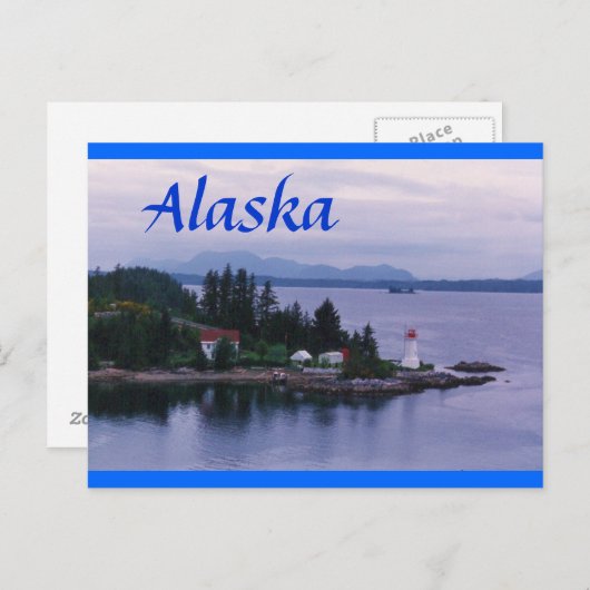 Carte Postale Phare d'Alaska (Devant / Derrière)