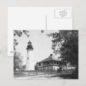 Carte Postale Phare d'Amelia Island (Devant / Derrière)