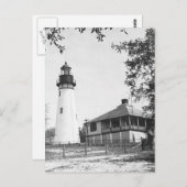 Carte Postale Phare d'Amelia Island (Devant / Derrière)