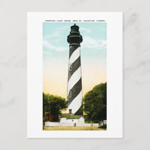 Carte Postale Phare D'Anastasia Près De St Augustine, Floride