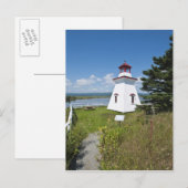 Carte Postale Phare d'Anderson Hallow à Riverside-Albert, (Devant / Derrière)