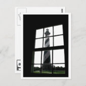 Carte Postale Phare dans la fenêtre (Devant / Derrière)