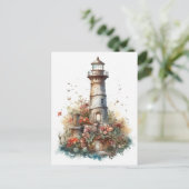 Carte Postale Phare d'aquarelle Fairytale (Debout devant)