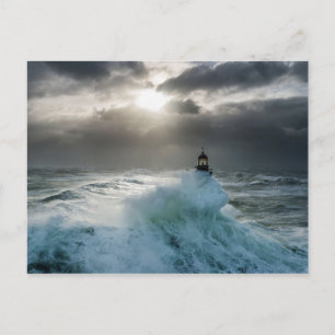 Carte Postale Phare d'Ar-Men Finistère France