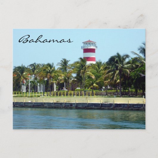 Carte Postale phare de bahamas (Devant)