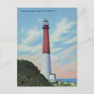 Carte Postale Phare de Barnegat, Long Beach Island, New Jersey