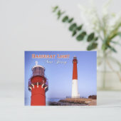 Carte Postale Phare de Barnegat, New Jersey (Debout devant)