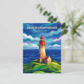 Carte Postale Phare de Basco Philippines (Debout devant)