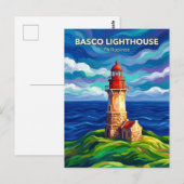 Carte Postale Phare de Basco Philippines (Devant / Derrière)