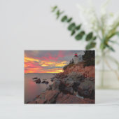 Carte Postale Phare de Bass Harbour Head (Debout devant)