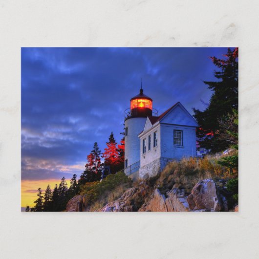Carte Postale Phare de Bass Harbour, Maine (Devant)