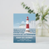 Carte Postale Phare de Beachy Head (Debout devant)
