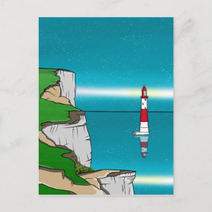 Carte Postale Phare de Beachy Head et Cliff Top