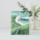 Carte Postale Phare de Belle Tout Beachy Head, (Debout devant)