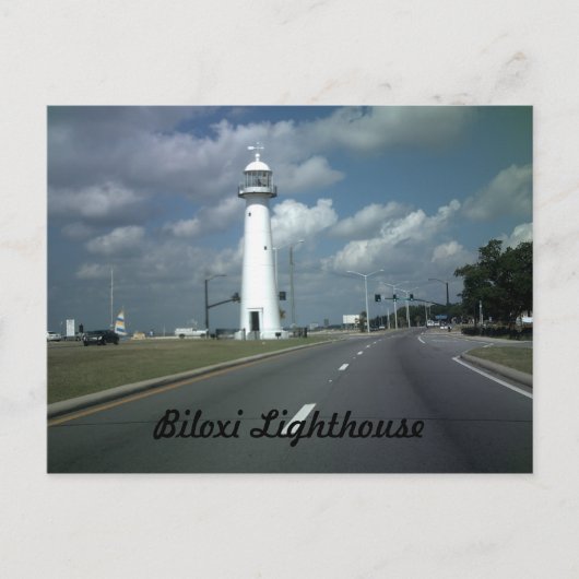 Carte Postale Phare de Biloxi (Devant)
