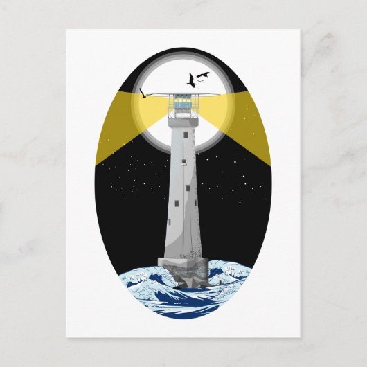 Carte Postale Phare de Bishop Rock (Devant)