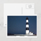 Carte Postale Phare de Bodie Island. (Devant / Derrière)