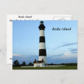 Carte Postale Phare de Bodie Island (Devant / Derrière)