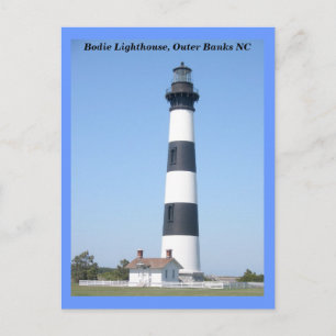 Carte Postale Phare de Bodie Island OBX Caroline du Nord