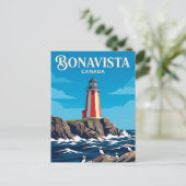 Carte Postale Phare de Bonavista Canada (Debout devant)