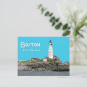 Carte Postale Phare de Boston Harbour (Debout devant)