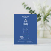 Carte Postale Phare de Boston Light - Massachusetts – AD (Debout devant)