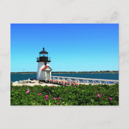 Carte Postale Phare de Brant Point (Devant)
