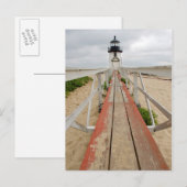 Carte Postale Phare de Brant Point (Devant / Derrière)