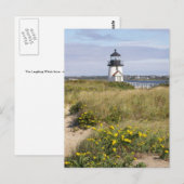 Carte Postale Phare de Brant Point (Devant / Derrière)