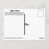 Carte Postale Phare de Buffalo (Dos)