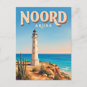 Carte Postale Phare de Californie Noord Aruba