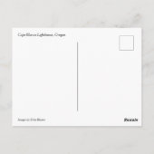 Carte Postale Phare de Cape Blanco, OU (Dos)