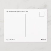 Carte Postale Phare de Cape Disnomination, WA (Dos)