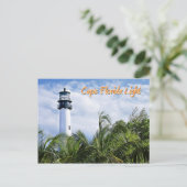 Carte Postale Phare de Cape Florida, Key Biscayne (Debout devant)
