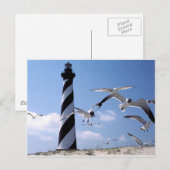 Carte Postale Phare de Cape Hatteras, Caroline du Nord (Devant / Derrière)