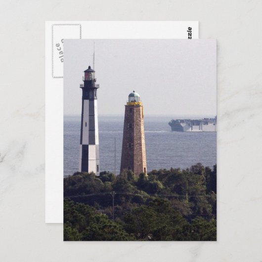 Carte Postale Phare de Cape Henry (Devant / Derrière)
