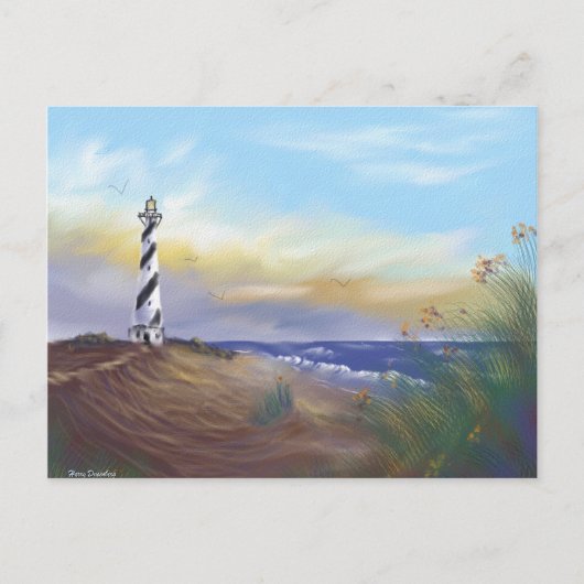 Carte Postale Phare de Cape May (Devant)