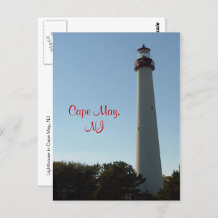 Carte Postale Phare de Cape May, NJ