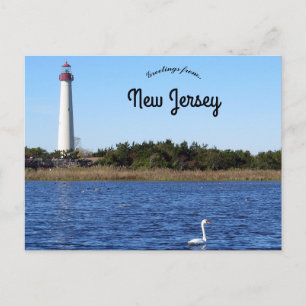Carte Postale Phare de Cape May Point New Jersey