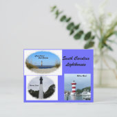 Carte Postale Phare de Caroline du Sud (Debout devant)