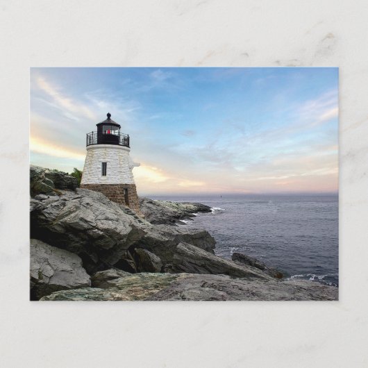 Carte Postale Phare de Castle Hill (Devant)