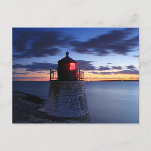 Carte Postale Phare de Castle Hill Newport Rhode Island (Devant)