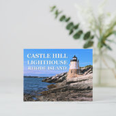 Carte Postale Phare de Castle Hill, Rhode Island (Debout devant)