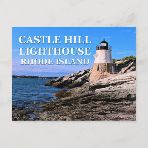 Carte Postale Phare de Castle Hill, Rhode Island