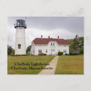 Carte Postale Phare de Chatham dans le Massachusetts de Chatham