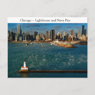 Carte Postale Phare de Chicago