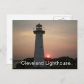 Carte Postale Phare de Cleveland (Devant / Derrière)
