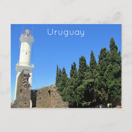 Carte Postale phare de colonia uruguay (Devant)